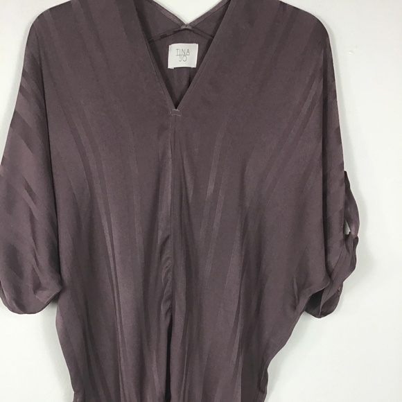 Anthropologie Tina +Jo Stripe Satin Kimono. - Picture 2 of 6